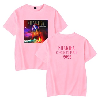 เสื้อยืดโอเวอร์ไซส์Wawni Shakira เสื้อคอกลม แฟชั่นใหม่S-3XL