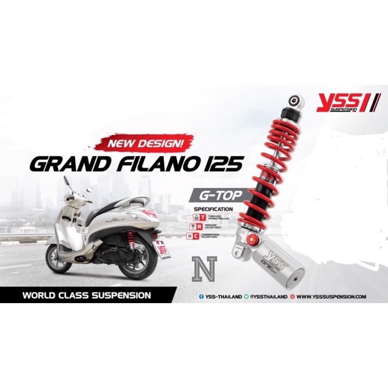 yssแท้-สำหรับgrand-filano125-ปี14-22-grand-hybrideปี18-22-ปรับrebound-ประบcompression-สวย-หนึบ-คุ้ม