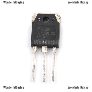 ภาพขนาดย่อของภาพหน้าปกสินค้าทรานซิสเตอร์พาวเวอร์ IGBT 1200V FGA25N120 ANTD 25N120 1 ชิ้น จากร้าน wonderfulbuying.th บน Shopee