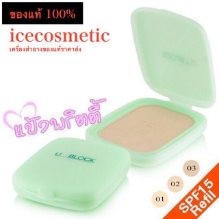 [รีฟิล] CELINA UV Block Oil Free Powder Foundation เซลิน่า แป้งพริตตี้ แป้งพัฟ