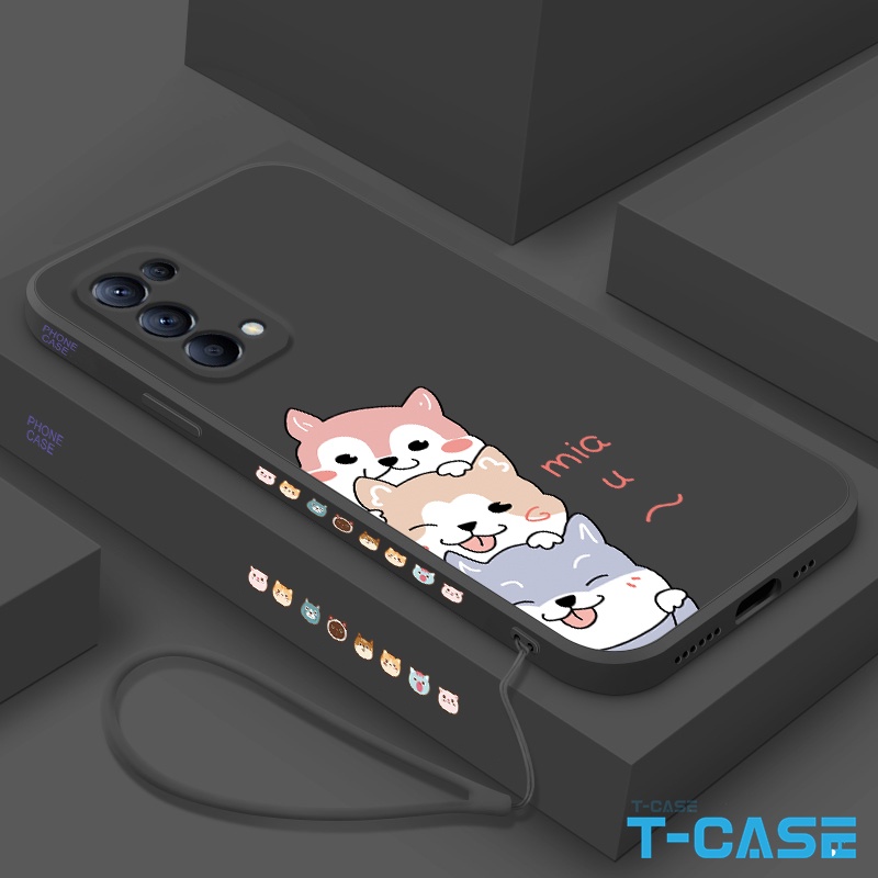 เคส-oppo-reno-5-reno-5-pro-reno-4-a94-a93-silicone-soft-case-lovely-dog-case-tgg