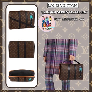 Louis Vuitton  หลุยส์วิตตอง  กระเป๋าถือ/กระเป๋าสะพายข้าง/หูหิ้วคู่/ของแท้100%