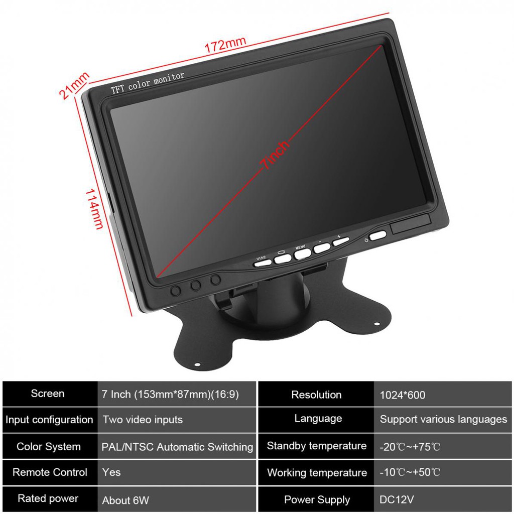 1024x600-7-นิ้ว-bright-vga-interface-tft-lcd-av-หน้าจอมอนิเตอร์สําหรับติดรถยนต์บ้าน