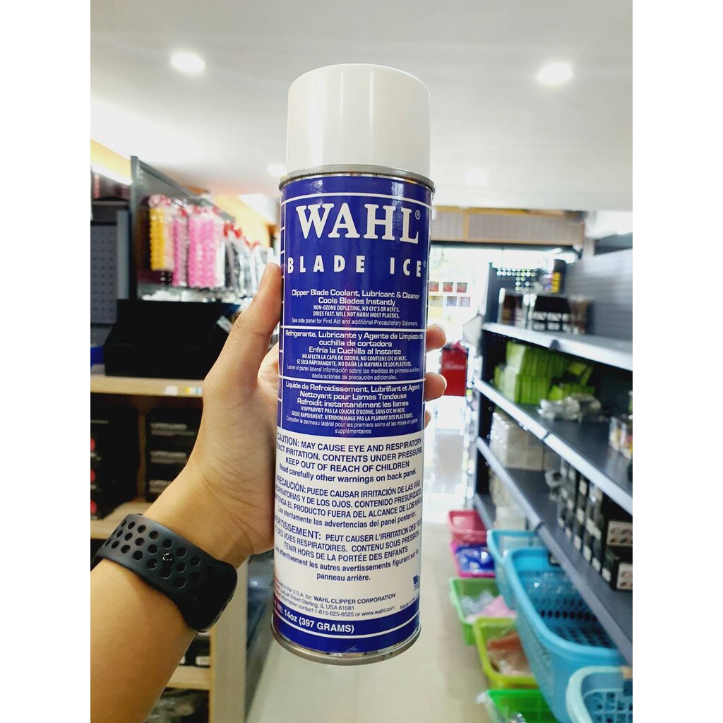 wahl-blade-ice-เพื่ออายุการใช้งานที่ยาวนานขึ้น-เพื่อการฆ่าเชื้อโรคก่อนการใช้งาน