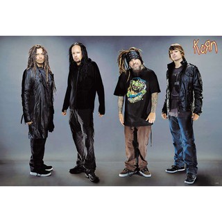 โปสเตอร์ รูปถ่าย วง คอร์น KORN POSTER 24"x35" Inch American Nu Alternative Metal V2