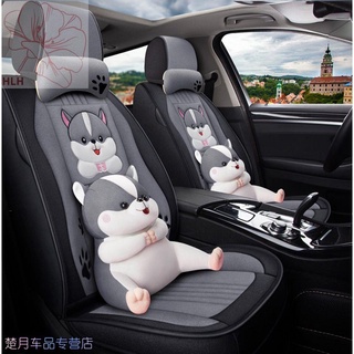 2021 Great Wall Euler black cat seat cover 21 four seasons white cat r2 good cat รวมทุกอย่างพิเศษรถเบาะผ้าลินิน