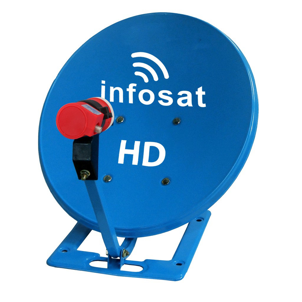 ชุดจานดาวเทียม-infosat-35cm-ตั้งพื้น-กล่องดาวเทียม-infosat-q168-usb-v3-สาย-rg6-10m