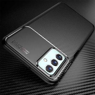เคสโทรศัพท์มือถือ ซิลิโคน คาร์บอนไฟเบอร์ ป้องกันเลนส์กล้อง ปิดด้านหลัง แบบบาง สําหรับ Samsung Galaxy M23 F23 M 23 32 M32 M21 M52 5G
