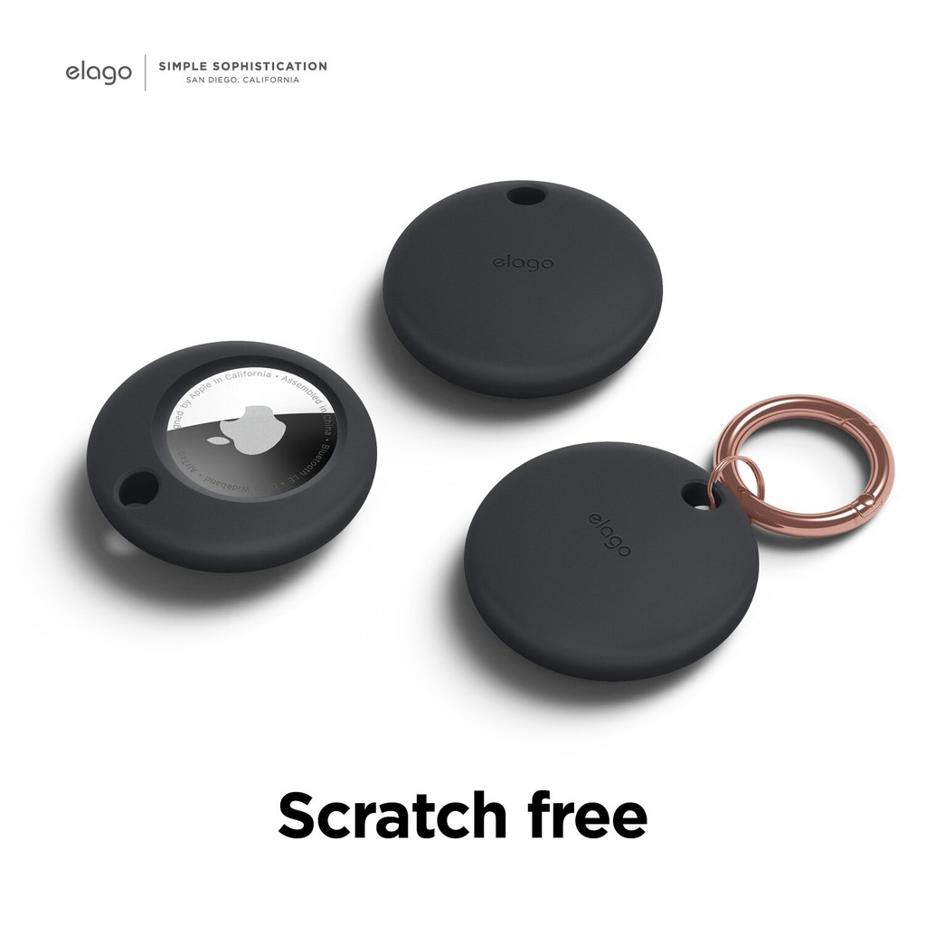 elago-airtag-basic-case-with-keychain-มีให้เลือก-4-color-premium-silicone-เคส-airtag-ไม่รวม-airtag-สินค้าพร้อมส่ง