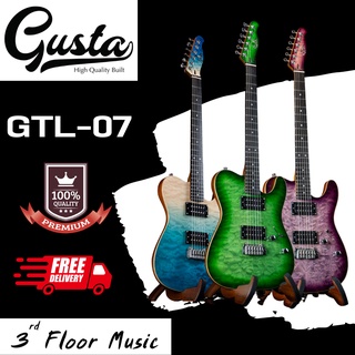 (มีของแถมพิเศษ) Gusta GTL-07 กีตาร์ไฟฟ้า 3rd Floor Music