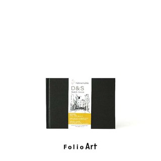 FOLIO ART : สมุดวาดภาพ Hahnemühle sketchbook D&amp;S a6 landscape ขนาด A6 แนวนอน กระดาษ 140 แกรม 160 หน้า 80 แผ่น 8570117
