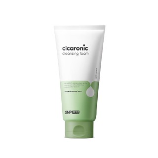 🍀ส่งฟรี/พร้อมส่ง🍀  SNP PREP Cicaronic Cleansing foam เอสเอ็นพี เพรพ ซิก้าโรนิค คลีนซิ่ง โฟม  ขนาด180 ml