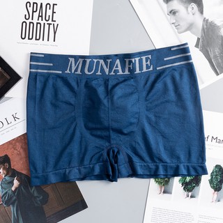 ภาพขนาดย่อของภาพหน้าปกสินค้าMN004 ️พร้อมส่ง️ Munafie boxer กางเกงในชาย บ็อกเซอร์ผู้ชาย ไร้รอยต่อ ผ้านิ่มมาก จากร้าน egou_thai บน Shopee ภาพที่ 6