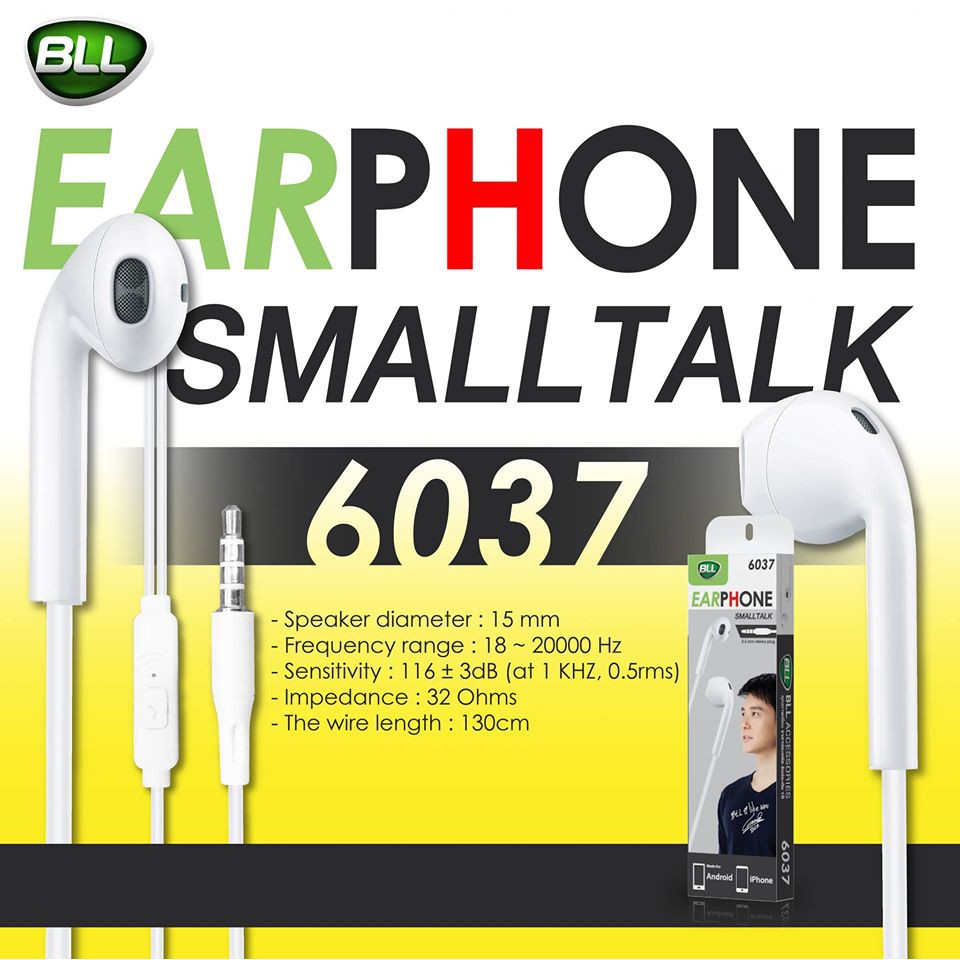 หูฟัง-earphone-smalltalk-มีไมโครโฟนในตัว-คุยสายได้แบบต่อเนื่อง-ไม่มีสะดุด-กดรับโทรศัพท์ได้