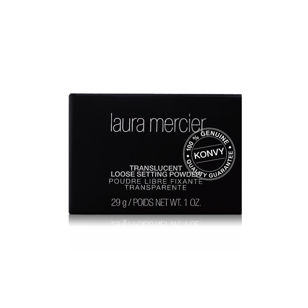 ข้อมูลประกอบของ ลอร่า เมอซิเอ Laura Mercier Translucent Loose Setting Powder 29g แป้งฝุ่น คุมมัน ผิวดูกระจ่างใสเรียบเนียน. ( สินค้าหมดอายุ : 2024.02.01 )