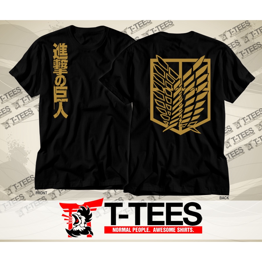 tee-เสื้อยืดสีขาว-เสื้อยืดอะนิเมะ-shingeki-no-kyojin-โจมตีไททัน-พิมพ์ด้านหน้าและด้านหลัง