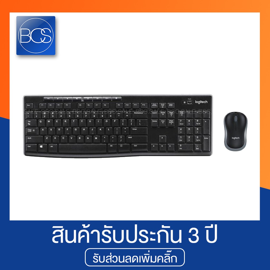 logitech-mk270r-wireless-combo-ชุดคีย์บอร์ดและเมาส์ไร้สาย-black