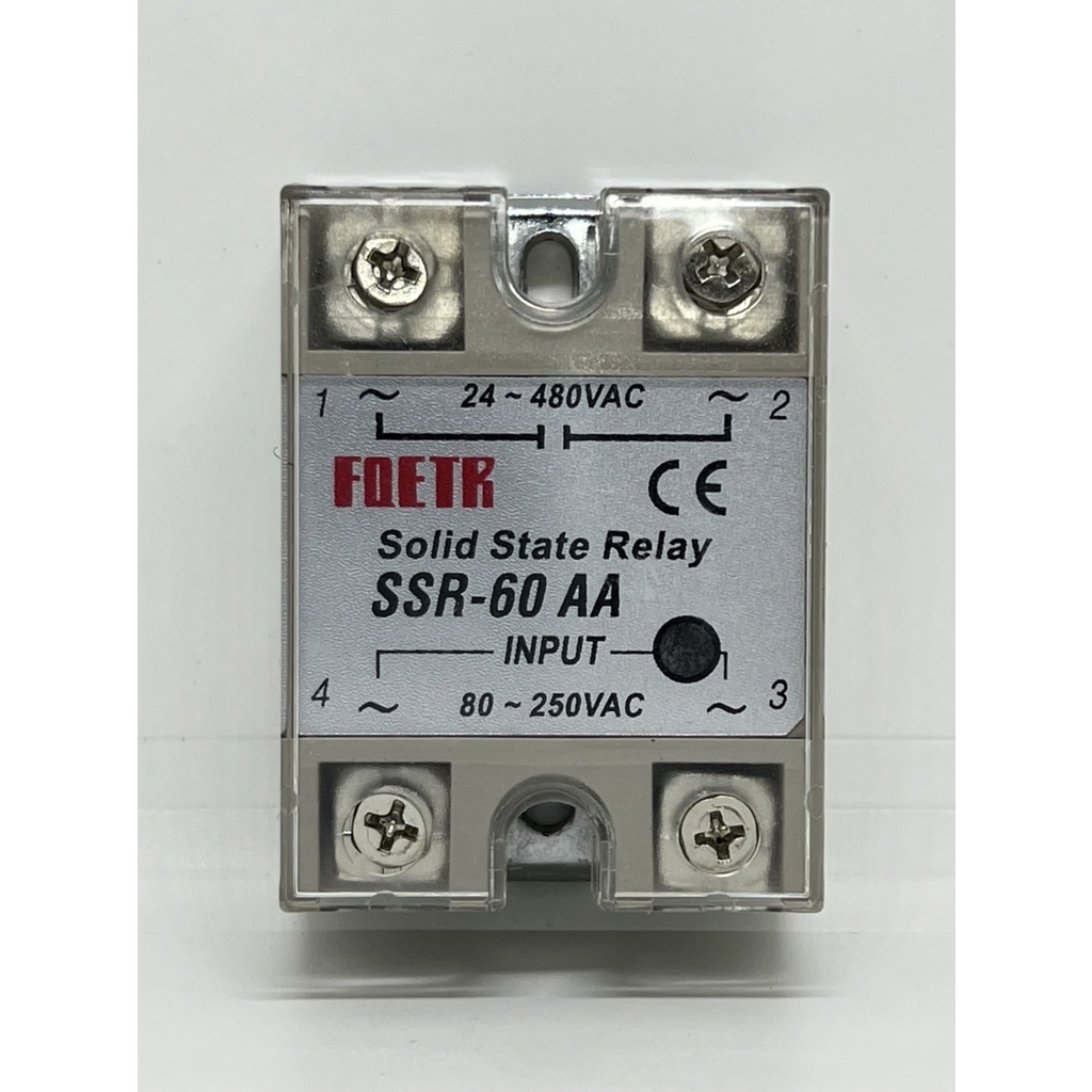 SSR-40AA 40A AC Solid State Relay Input 80-250V TO 24-380VAC AC ...