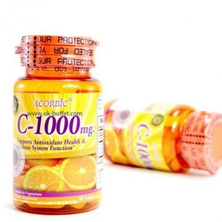 ภาพหน้าปกสินค้าวิตามินซี Vitamin C ACORBIC C-1000 MG ของแท้ 100% ที่เกี่ยวข้อง