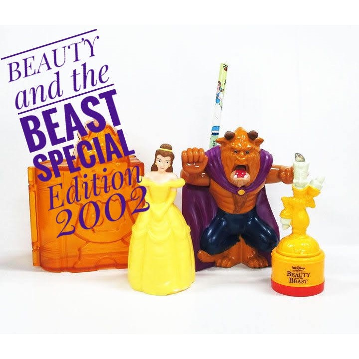 Beauty and the Beast Happy Meal MC Donald Toy 2002 Disney ( รุ่นหายาก