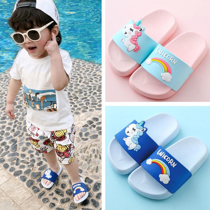 รองเท้าแตะ-รองเท้าเด็ก-ยูนิคอร์น-unicorn-slipper