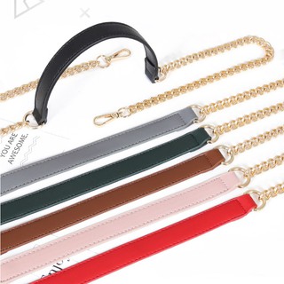 สายกระเป๋า สายโซ่อัลลอยด์ + สายหนังpu 🔺️ chain strap + PU 110 cm.🔺️