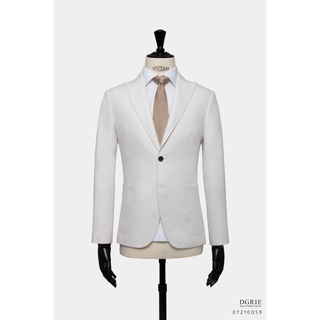 DGRIE Vintage Poland Linen Jacket Suit-เสื้อแจ็กเกตสูทสไตล์วินเทจ