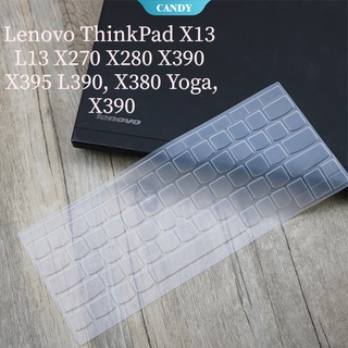 แผ่นป้องกันคีย์บอร์ดแล็ปท็อป ขนาด 13.3 นิ้ว สําหรับ Lenovo ThinkPad X13 L13 X270 X280 X390 X395 L390 X380 Yoga X390