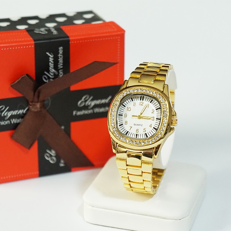 นาฬิกา-นาฬิกาข้อมือ-นาฬิกาข้อมือผู้หญิง-นาฬิกาแฟชั่น-นาฬิกาของผู้หญิง-รุ่น-lc-101-สีทอง