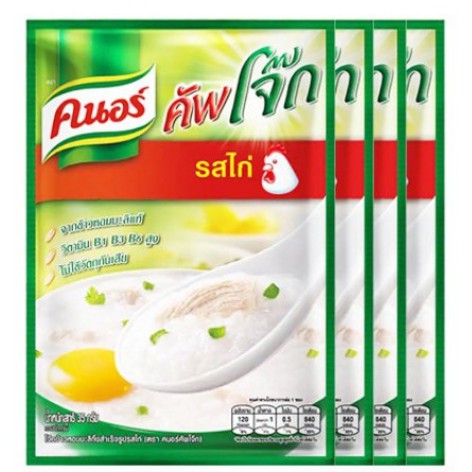 คนอร์-คัพโจ๊กกึ่งสำเร็จรูป-32กรัม-x-4ซอง