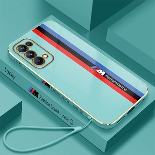 เคสโทรศัพท์ชุบแบบบางพิเศษทรงสี่เหลี่ยมแบรนด์หรูสําหรับ Oppo A53 A31 A5 A9 2020 A15S A92 A54 A5S A12 A15 A52