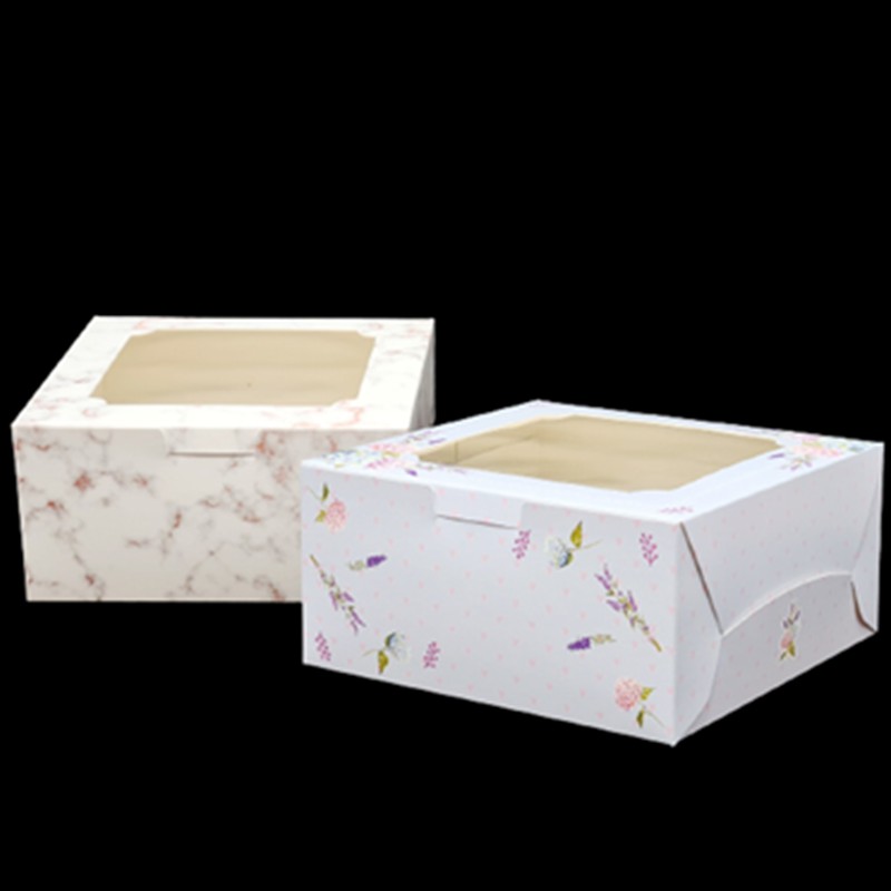 ภาพหน้าปกสินค้ากล่องเค้กครึ่งปอนด์ กล่องเค้ก กล่องเบเกอรี่ กล่องเค้กเบเกอรี่ กล่องขนม 1 ใบ (M5) จากร้าน aom_yanika บน Shopee