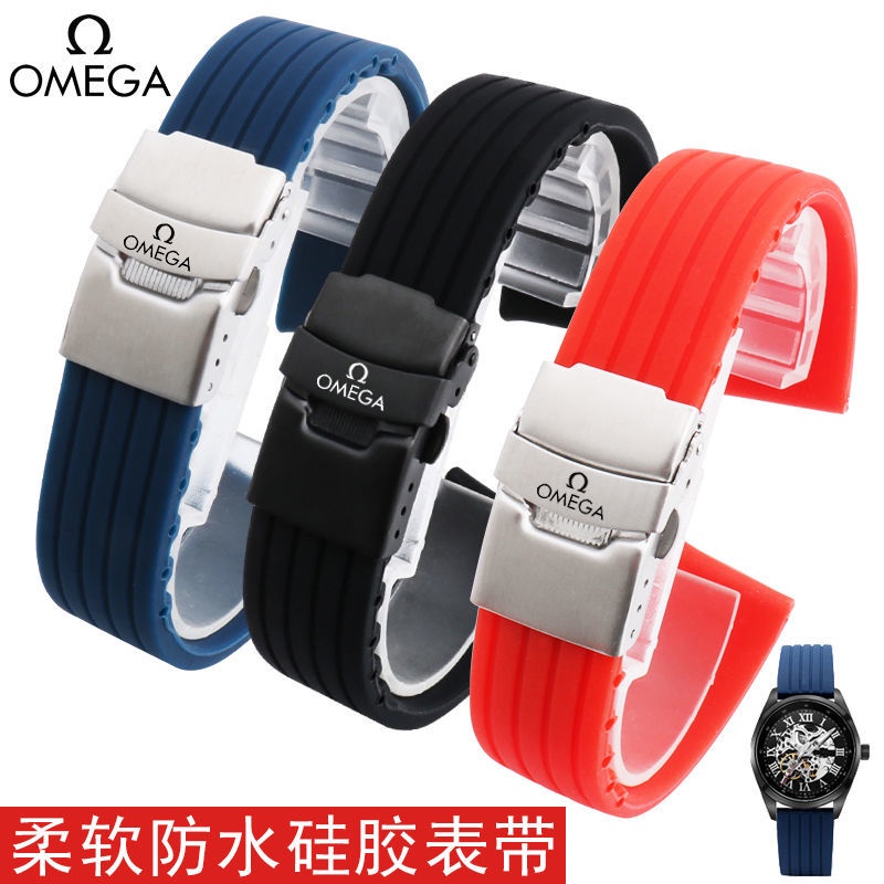 omega-สายนาฬิกาข้อมือซิลิโคน-สายยาง-กันน้ํา-ลายผีเสื้อ-ฮิปโป-มหาสมุทรบิน-speedmaster-ocean-20-สําหรับผู้ชาย-และผู้หญิง