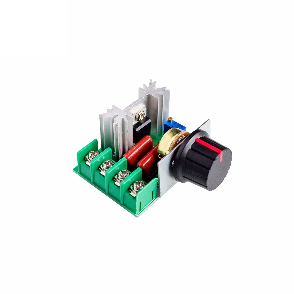 thumbnail image 2 of 2000W AC Motor Speed Controller – 50-220V 25A Adjustable Voltage Regulator – PWM Dimmer 2 of 5