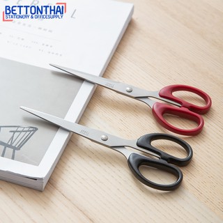 Deli 6009 Scissors stainless steel กรรไกรสแตนเลส ขนาด 180mm (7 นิ้ว) คละสี 1 ชิ้น กรรไกร กรรไกรอเนกประสงค์ DIY