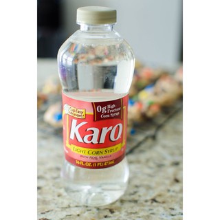 Karo Light Corn Syrup Vanilla (16 fl.oz) 💥🔥*****(12 ขวด)*****💥🔥 คาโร ไลท์คอร์น ไซรัป วานิลลา น้ำเชื่อมจากข้าวโพด 473 ml.