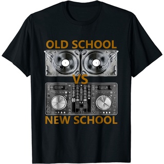 [100% Cotton] เสื้อยืดลําลอง แขนสั้น พิมพ์ลาย Old School DJ S School DJ HouseDance Music เข้ากับทุกการแต่งกาย สําหรับผู้