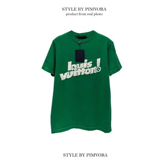 เสื้อไหมพรม LV oversize สีเขียว