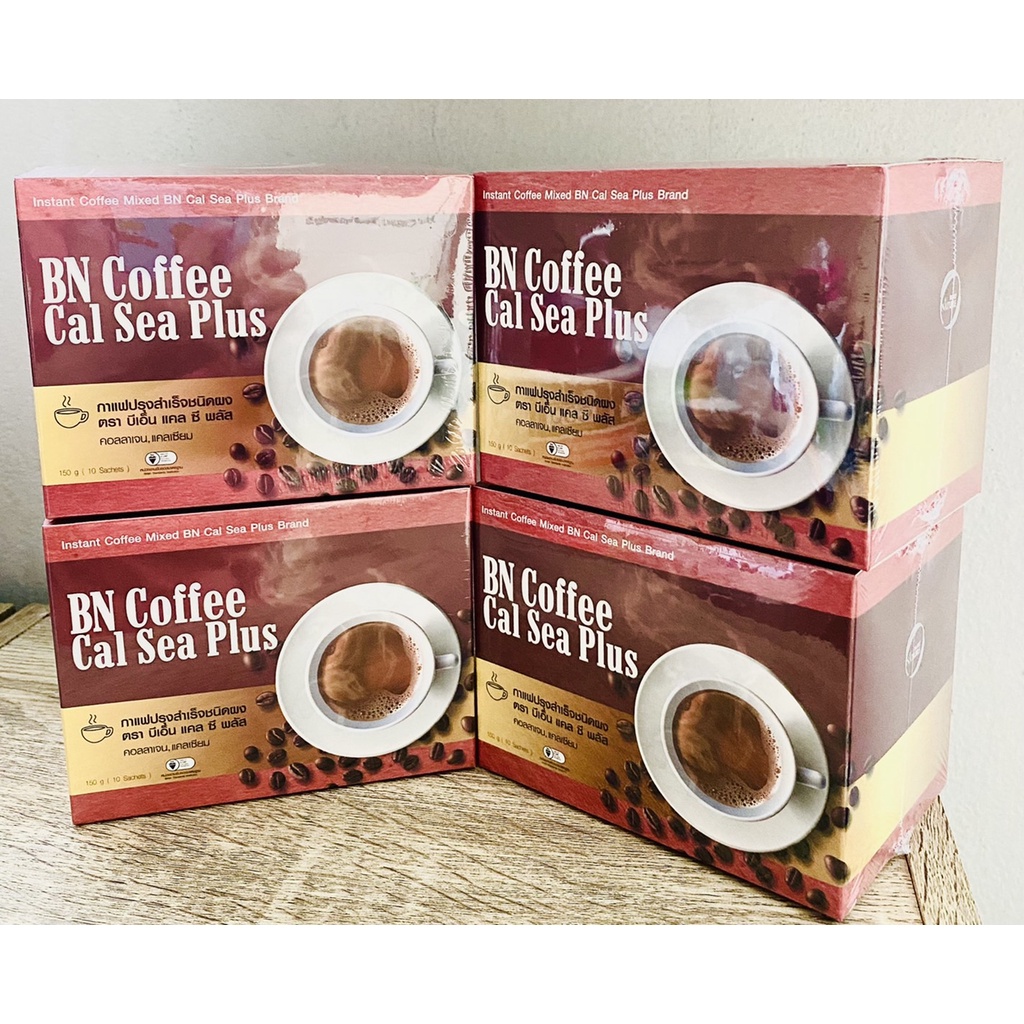 โปร4กล่อง-กาแฟบีเอ็นข้อเข่า-bn-cal-sea-plus