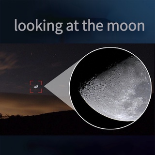 กล้องโทรทรรศน์กลางวันและกลางคืน แว่นขยายสูง ใช้ได้สองแบบ สามารถมองเห็นดวงจันทร์ได้