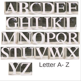 สติกเกอร์ตัวอักษร A-Z สีโปร่งใส สําหรับตกแต่งกล่องลูกโป่ง งานแต่งงาน งานเลี้ยงวันเกิดเด็ก