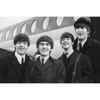 โปสเตอร์ The Beatles John Lennon Paul McCartney โปสเตอร์ วอลเปเปอร์ ตกแต่งผนัง Poster โปสเตอร์วินเทจ โปสเตอร์วงดนตรี