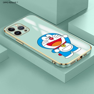 Realme 7 7i 6 6i 5 5S 5i 2 Pro 5G เคสเรียวมี สำหรับ Case Electroplated Doraemon เคส เคสโทรศัพท์ เคสมือถือ