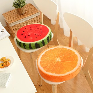 ภาพหน้าปกสินค้าCreative 3D Soft Round Home Decorative Pillow Plush Lemon Fruit Seat Pad ที่เกี่ยวข้อง