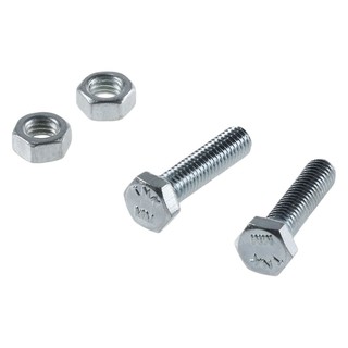 NUT HEX MA SCREW 5X20MM 10SET สกรูหัวหกเหลี่ยมน็อต 5X20 MM 10ชุด สกรู, น๊อตและแหวน อุปกรณ์ยึดติด เครื่องมือช่างและฮาร์ดแ