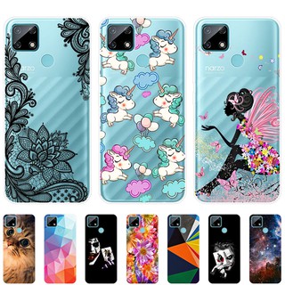 เคสสำหรับ Realme Narzo 30A เคสซิลิโคน Soft Back Cover Realme Narzo 30A Narzo30A Case Silicone เคส