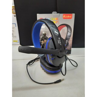 หูฟังKUBITE T-997ของแท้หูฟังเกมแยกเสียงซ้ายขวา หูฟังเล่นเกม หูฟังครอบหู หูฟังมือถือได้ มีแจ็คเดียว 3.5mm สายยาว1.2เมตร