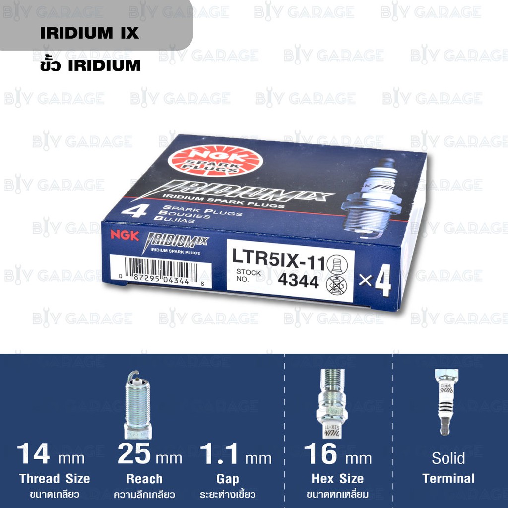 ngk-หัวเทียนขั้ว-iridium-ltr5ix-11-4-หัว-ใช้สำหรับรถยนต์-fordfiesta-1-4-1-5-made-in-japan-433