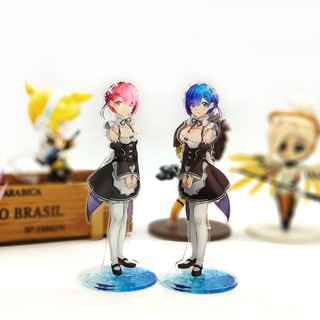 Re Zero Starting Life in Another World Ram Rem #B acrylic stand figure anime toy