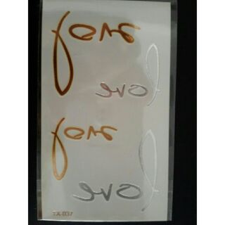 Tattoo Sticker (Metallic color)
